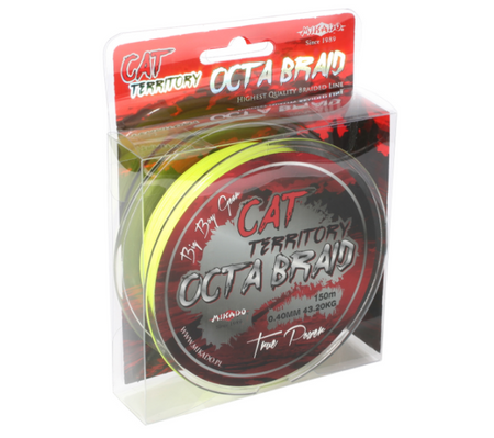 Plecionka MIKADO Cat Territory Octa Braid 600m żółta