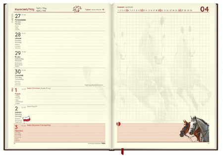 Terminarz jeździecki KALENDARZ książkowy 2026