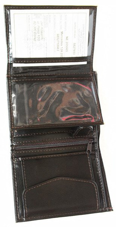 Elegancki portfel dla myśliwego Dzik pion