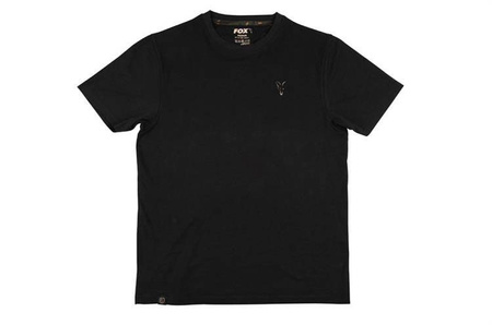 Koszulka dla karpiarza T-Shirt FOX w kolorze czarnym