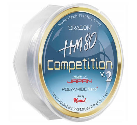 Żyłka hybrydowa DRAGON HM80 Competition V2 50m 0,103mm 1,88kg