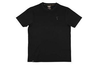 Koszulka dla karpiarza T-Shirt FOX w kolorze czarnym