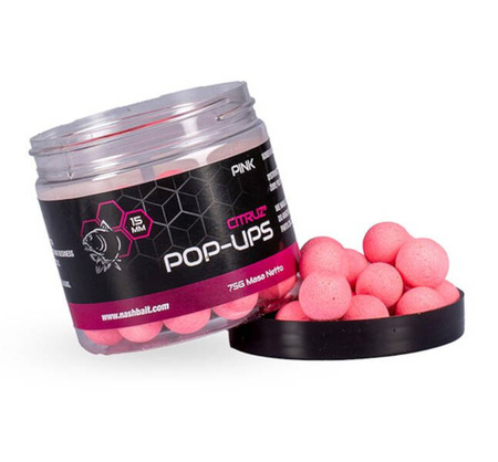 NASH Citruz POP UPS - Pływające kulki przynętowe CITRUZ różowe 20mm 75g