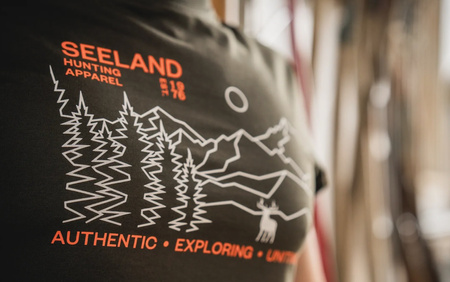 Koszulka SEELAND Landscape T-shirt pine green