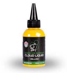 Nash Monster Shrimp Liquid Booster - Zalewa Cloud Liquid o zapachu Monster Shrimp żółta 100ml