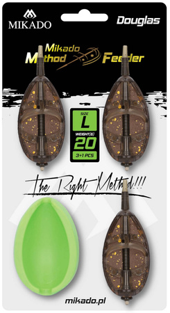 Koszyk MIKADO Method Feeder Douglas 3x  30g z foremką 