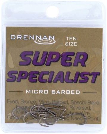 Haczyki DRENNAN Super Specialist 