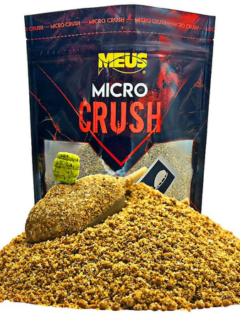 Zanęta wędkarska gotowa MEUS Micro Crush READY Yellow Słodki Mix 700g