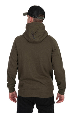 Lekka bluza dla karpiarza FOX Green Black Hoodie w kolorze zielono-czarnym