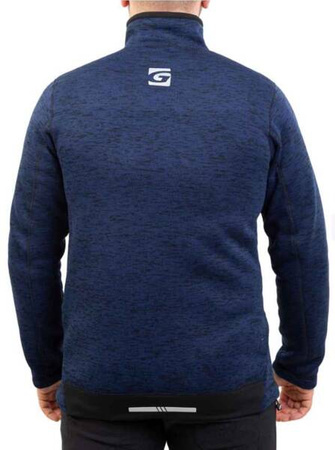 Ciepła bluza GRAFF 230-BL-9 granat melanż