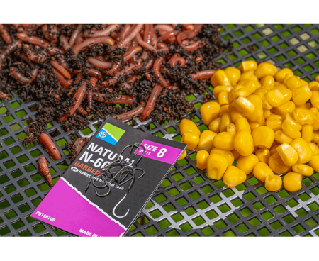 Preston Natural N-60 Hooks - haczyki wędkarskie do grubych żyłek - roz. 8