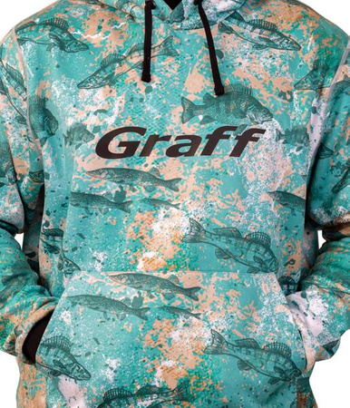 Bluza z kapturem GRAFF motyw DRAPIEŻNIK 231-BL-8 3XL