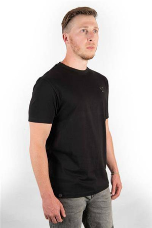 Koszulka dla karpiarza T-Shirt FOX w kolorze czarnym