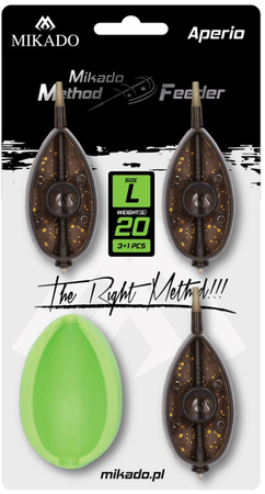 Koszyk MIKADO Method Feeder APERIO 3+1 20g 30g 40g