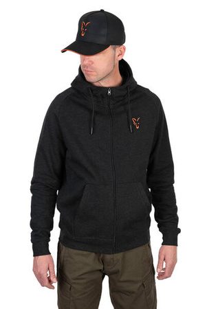 Lekka bluza wędkarska z kapturem FOX z kolekcji Black Orange Hoodie