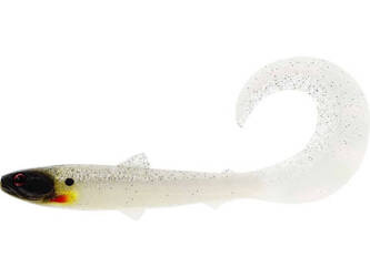 Przynęta gumowa WESTIN Bullteez Curltail Glow Ghost hunter 21cm 49g