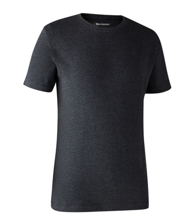 T-shirt koszulka DEERHUNTER Basic 2-pak - kolor melange