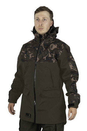 Mocna kurtka wodoodporna FOX Aquos Tri Layer 3/4 długa 2XL