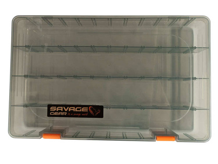 Pudełko SAVAGE GEAR LureBox 5B Smoke 27.5x18x4.5cm