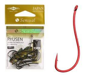 Haczyki MIKADO Sensual Ryusen W/Ring Red 10szt.