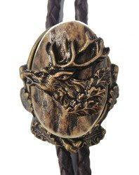 Krawatnik bolo myśliwskie krawatka - motyw Jeleń medalion