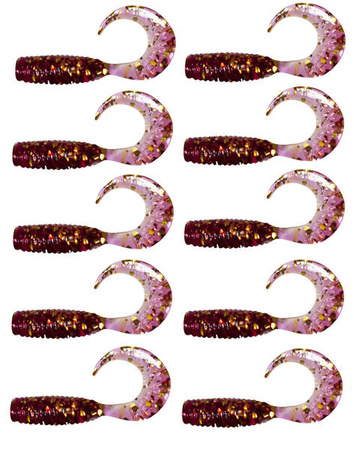 Zestaw twisterów RELAX 4cm 10szt vr1-ts298
