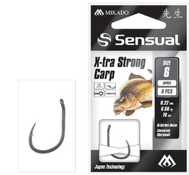 Przypon MIKADO X-strong Carp nr 8 średnica 0,20 długość 70cm 8szt