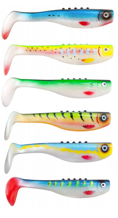 Zestaw gum na szczupaka Bandit DRAGON 10cm 16g 6szt mix kolor