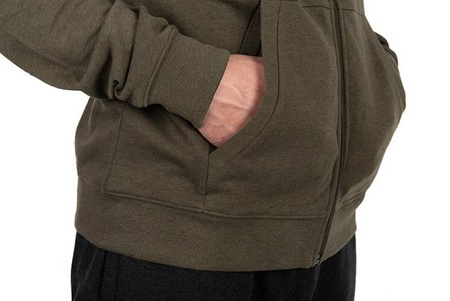Lekka bluza dla karpiarza FOX Green Black Hoodie w kolorze zielono-czarnym
