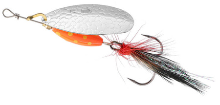 Błystka obrotowa Mikado M-Grub srebrna RT-S nr 2 7g