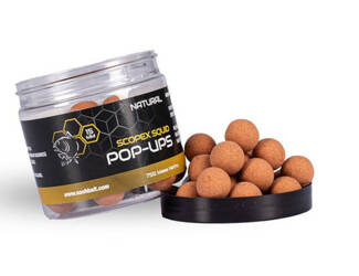 NASH Scopex Squid Pop Ups 15mm 75g brązowe - Pływające kulki przynętowe NASH