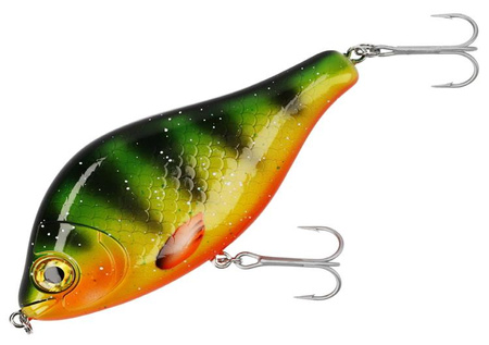 Wobler MIKADO MFT Jerk 13cm Hot Perch tonący