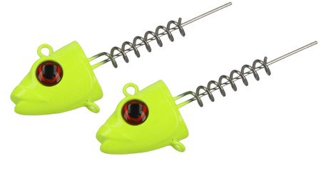 Wkręt do przynęt MIKADO Jaws Vertical 60g Fluo 2szt 