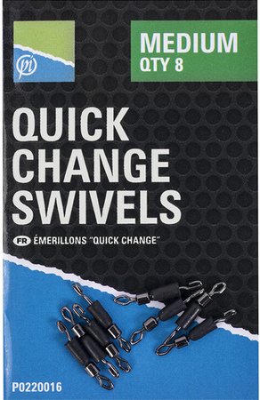 Łączniki Preston Quick Change Swivels - roz. M