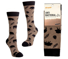 Skarpety GRAFF Anti Bacterial DZIK