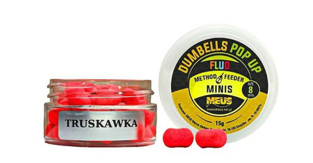 Dumbells MINIS Fluo POP UP MEUS Truskawka 8mm