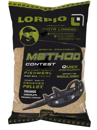 Zanęta wędkarska LORPIO MPU Method Contest Orange Chocolate 2kg