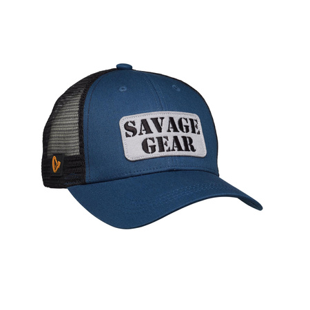 Czapka Savage Gear Logo Badge Teal w kolorze niebieskim - typ TRUCKER