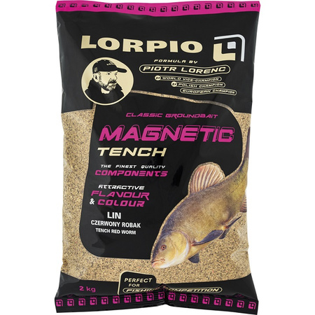 Zanęta LORPIO Magnetic Tench Red Worm 2kg