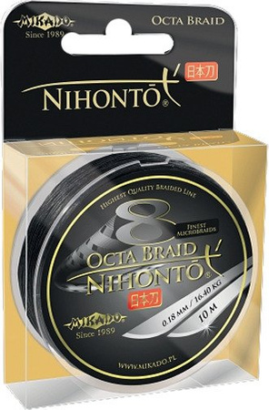 Plecionka MIKADO Nihonto Octa Braid Black 10m