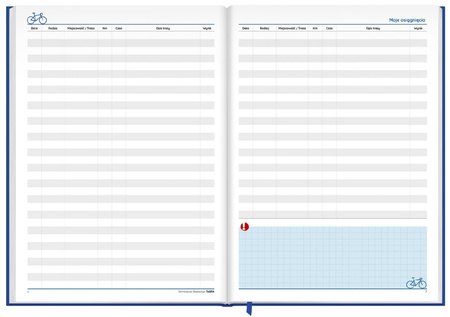 Terminarz rowerowy KALENDARZ książkowy 2026
