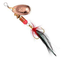 Błystka obrotowa Mikado Blaster z chwostem miedziana nr 2 4g