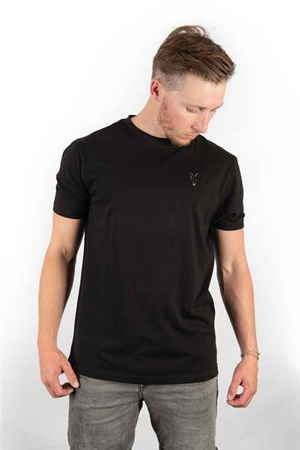 Koszulka dla karpiarza T-Shirt FOX w kolorze czarnym