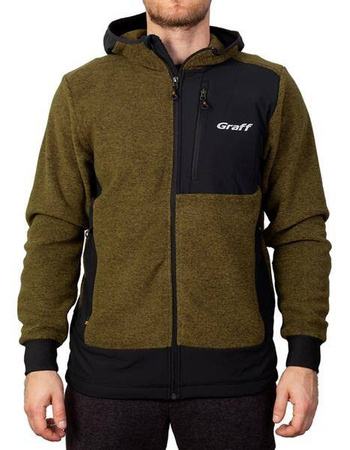 Bluza polarowa GRAFF 233-P-BL-13 - w kolorze oliwkowym