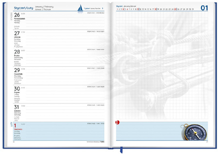 Terminarz żeglarski KALENDARZ książkowy 2026