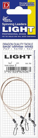 Przypon DRAGON Surfstrand 1x7 Light 5kg 15cm