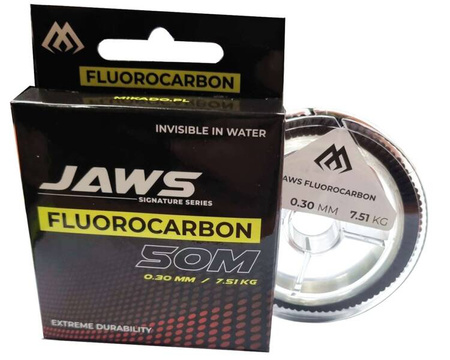 Żyłka MIKADO Fluorocarbon JAWS 0,30 7,51kg 50m