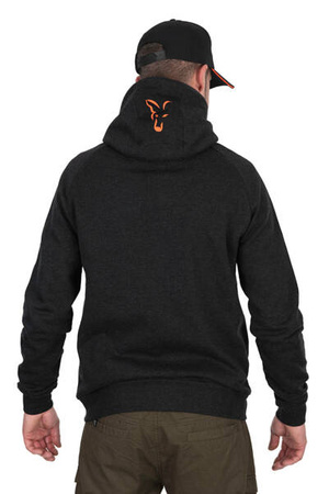 Lekka bluza wędkarska z kapturem FOX z kolekcji Black Orange Hoodie