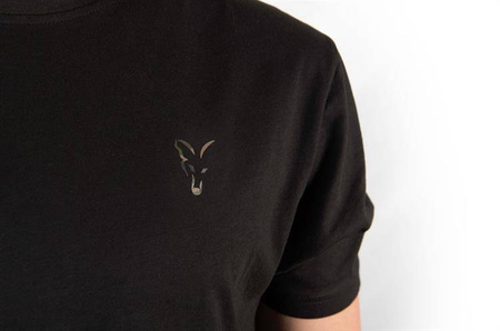 Koszulka dla karpiarza T-Shirt FOX w kolorze czarnym