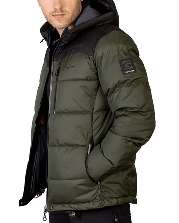 Kurtka pikowana GRAFF Primaloft 645-O w kolorze zielonym